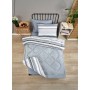 ETE HOMETEX TEK KİŞİLİK WELSOFT UYKU SETİ TASEL GRİ 8696474232022